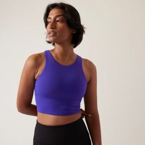 Athleta Conscious Crop in Noble Blue XS